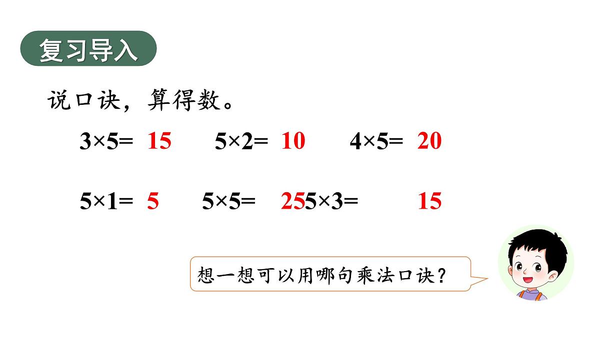 小学数学新人教版二年级上册二2第2课时 2、3、4的乘法口诀教学课件(2025秋)第2页