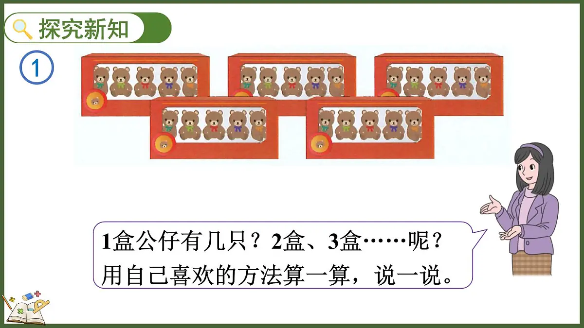 人教版(2024)数学二年级上册 2.2 5的乘法口诀 第一课时(课件)第3页