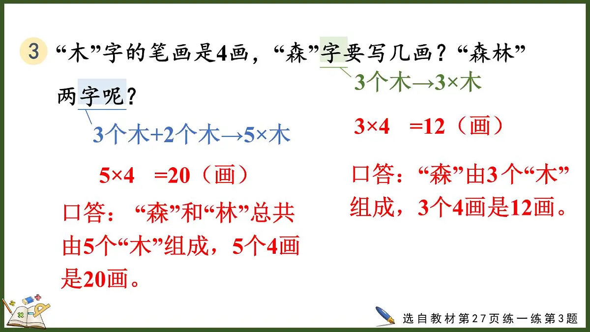 人教版(2024)数学二年级上册 2.2.9 练一练(课件)第6页
