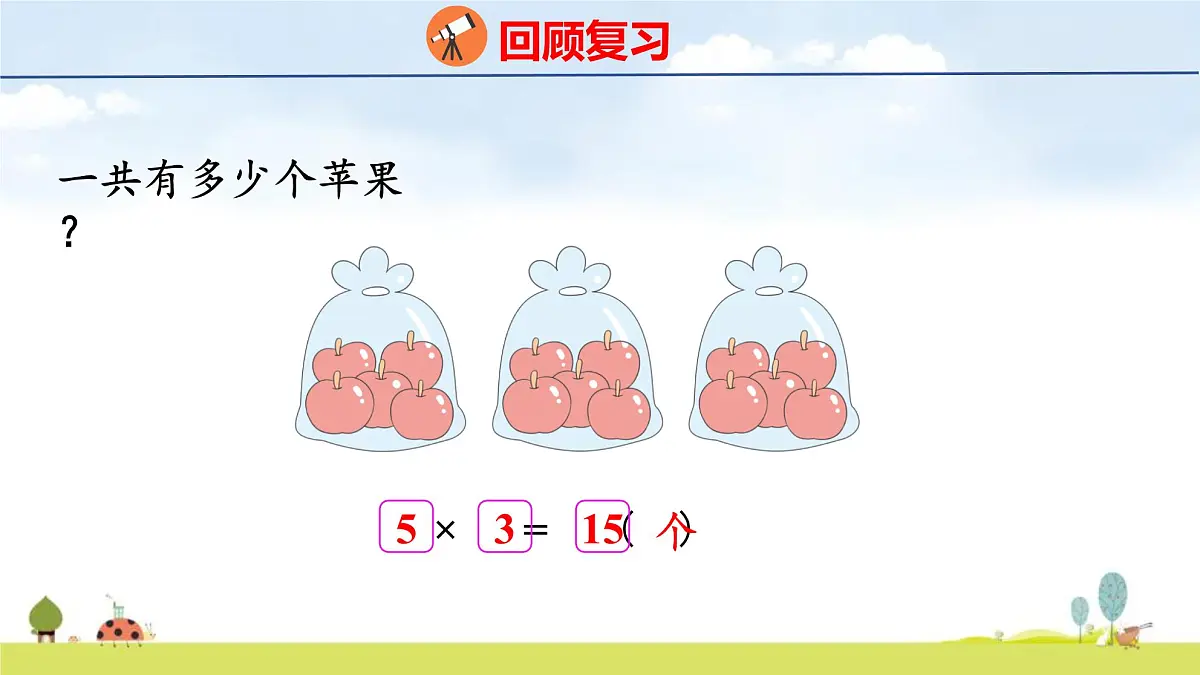 北师大版(2024)新教材二年级数学上册课件 4.1 文物中的乘法口诀第3页
