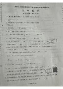 辽宁省沈阳市和平区2024-2025学年第二学期五年级数学期末试卷（无答案）