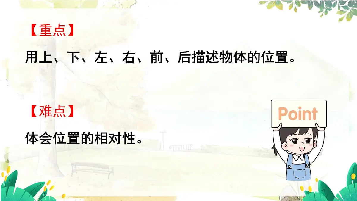 西师2004版数学一年级上册 综合与实践经 活动一 认识前后、上下、左右 PPT课件第3页