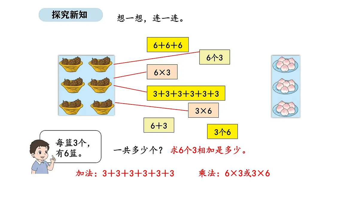 2025-2026学年度北师大版数学二年级上册3.4 动物聚会(课件)第5页
