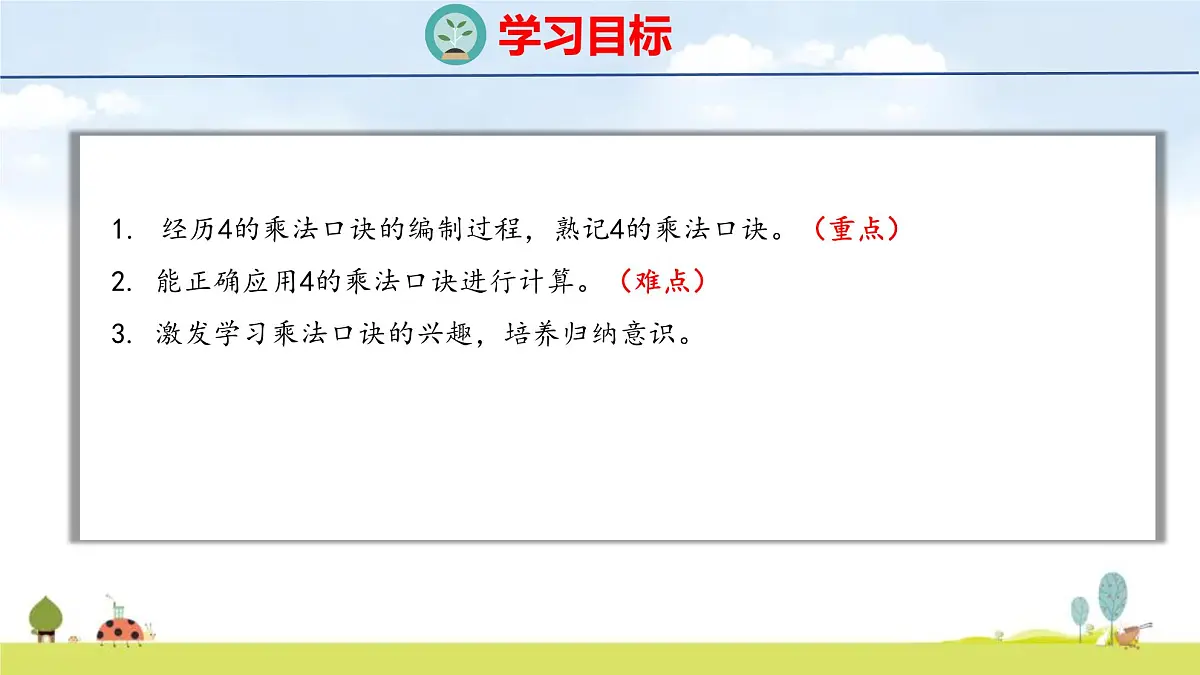 人教版(2024)新教材二年级数学上册课件 2.2.2 2、3、4的乘法口诀第2页