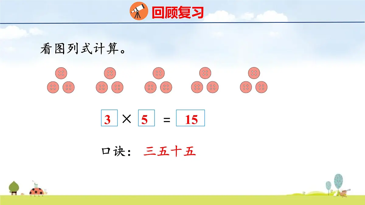 人教版(2024)新教材二年级数学上册课件 2.2.2 2、3、4的乘法口诀第3页
