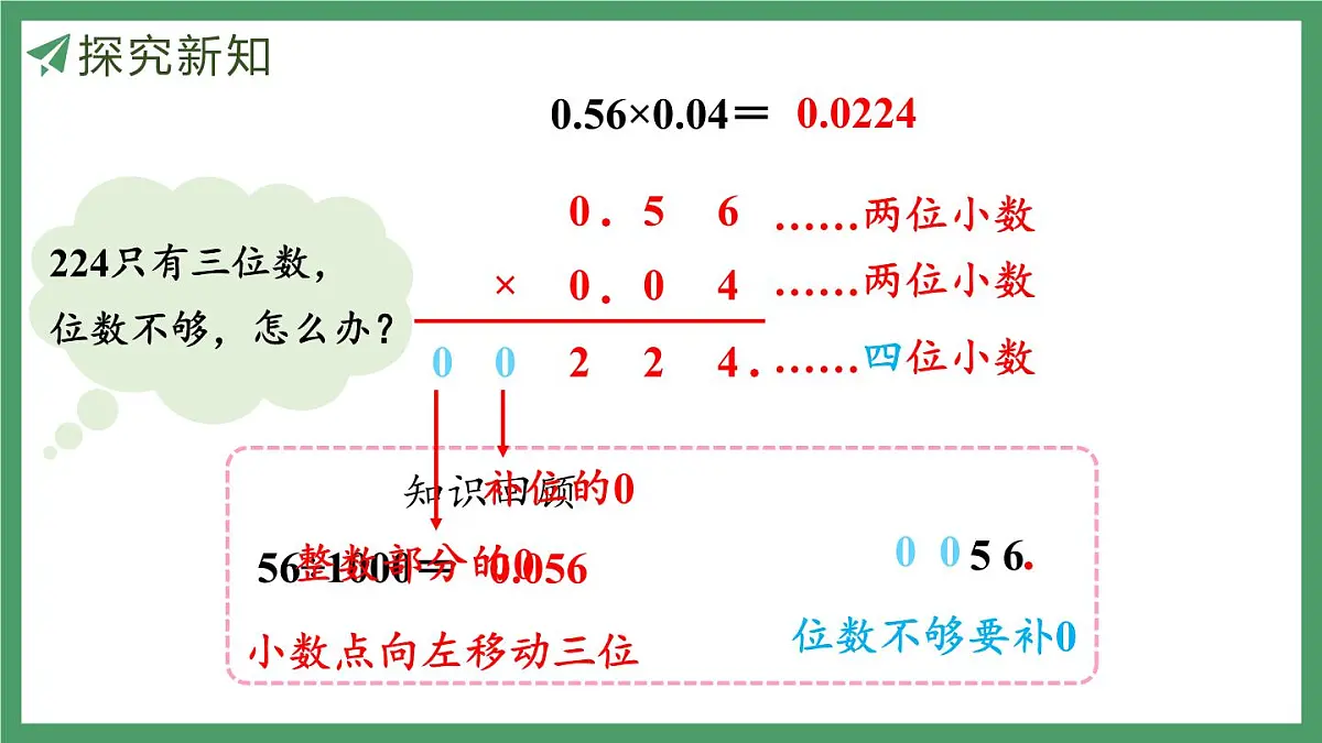 新人教版数学五年级上册1.4小数乘小数(2)课件第6页