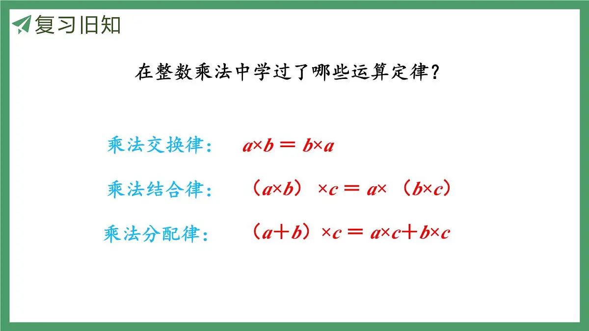 新人教版数学五年级上册1.8整数乘法运算定律推广到小数课件第4页