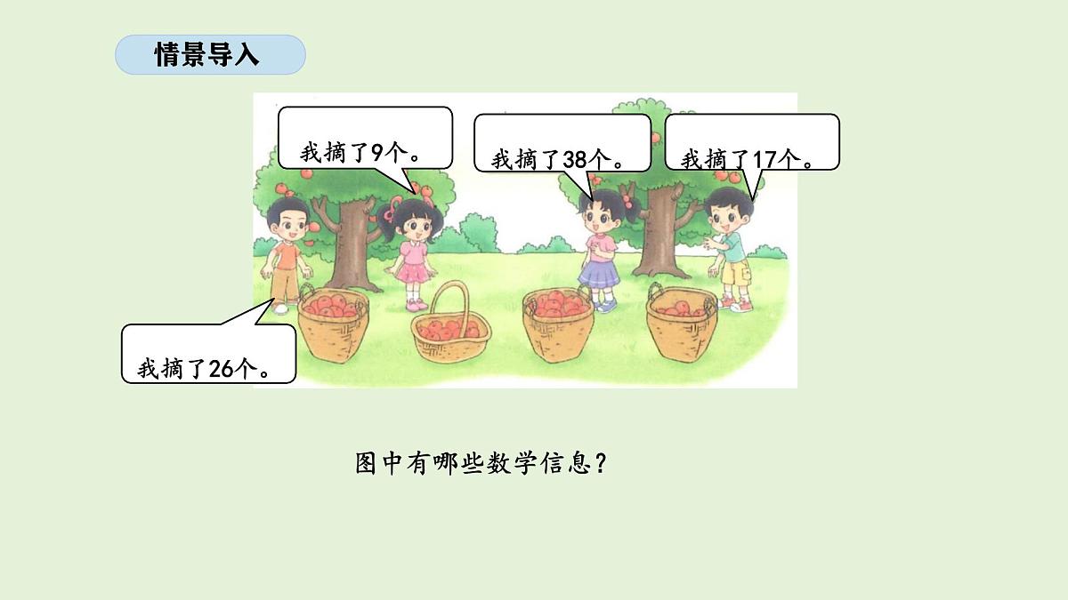 1.2 摘苹果(课件)2025-2026学年北师大二年级数学上册第2页