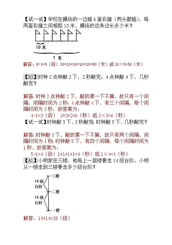 一年级奥数专题精讲精练- 没有那么简单(附答案)第2页