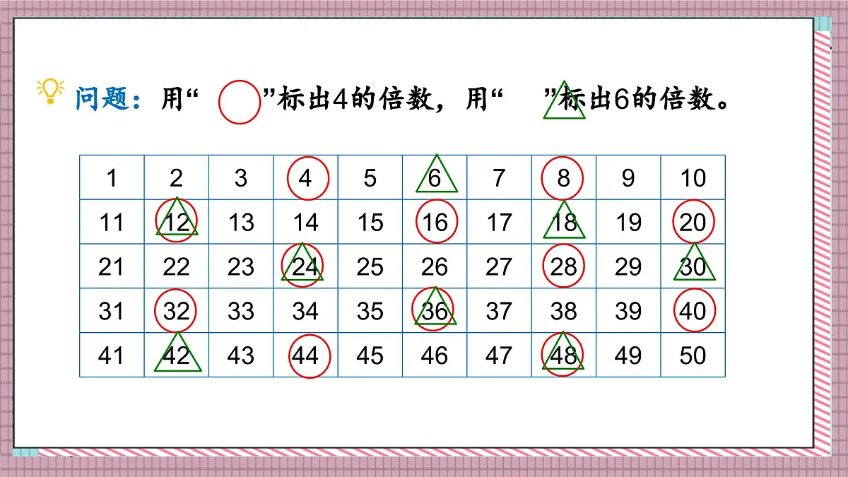 北师大数学五年级上册 5.9《找最小公倍数》课件第4页
