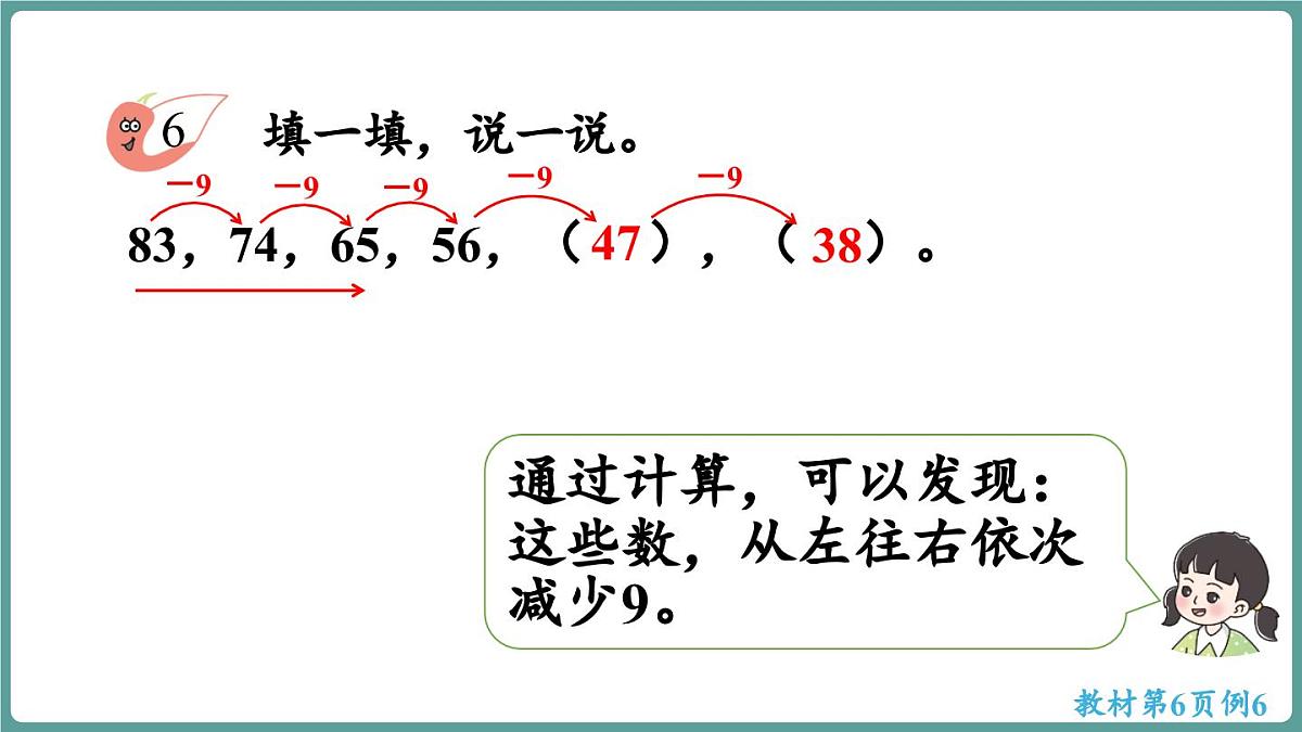 西师大版(2024)数学二年级上册 1.5 找规律 (课件)第7页