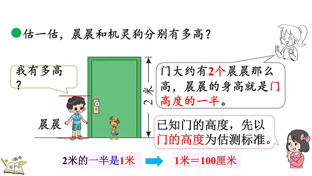 2.5 1米有多长(2)(课件)2025-2026学年北师大版二年级数学上册第4页