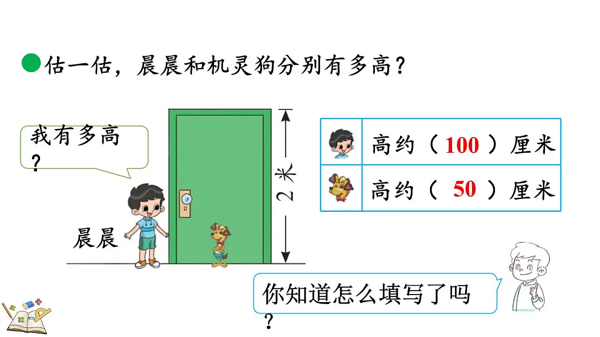 2.5 1米有多长(2)(课件)2025-2026学年北师大版二年级数学上册第6页