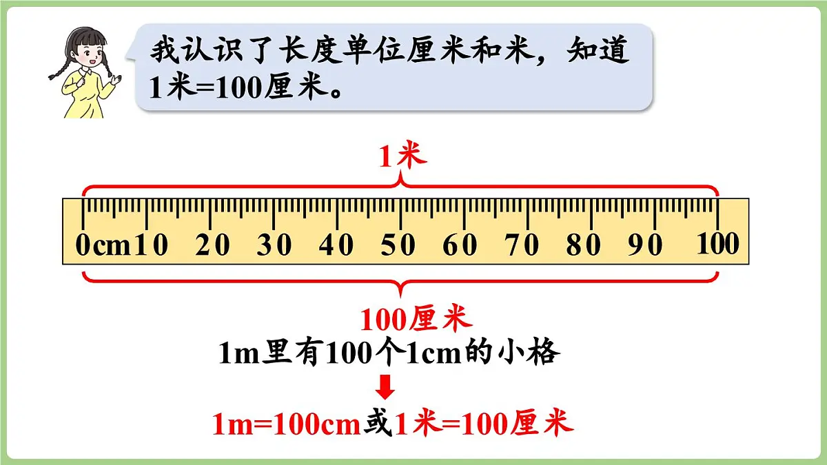 第5单元 教室里的测量——厘米、米的认识 我学会了吗(课件)2025-2026学年青岛版二年级数学上册第3页
