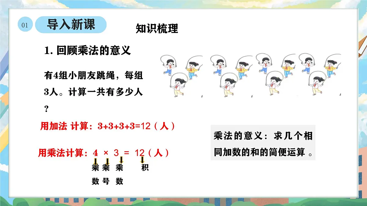 西师版二年级上册数学第五单元(总复习)2《学期复习-数的运算》课件pptx.第4页