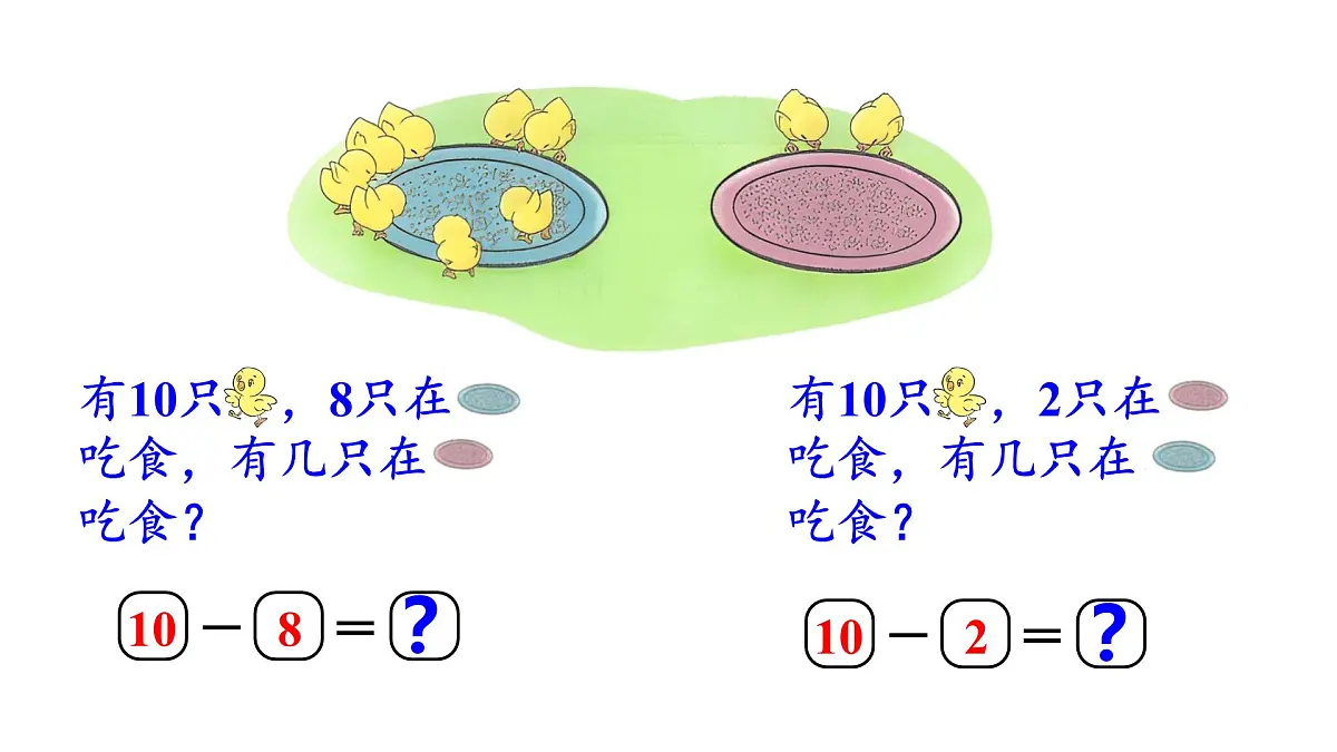 2025年北师大一年级数学上册 4.5 小鸡吃食(课件)第8页
