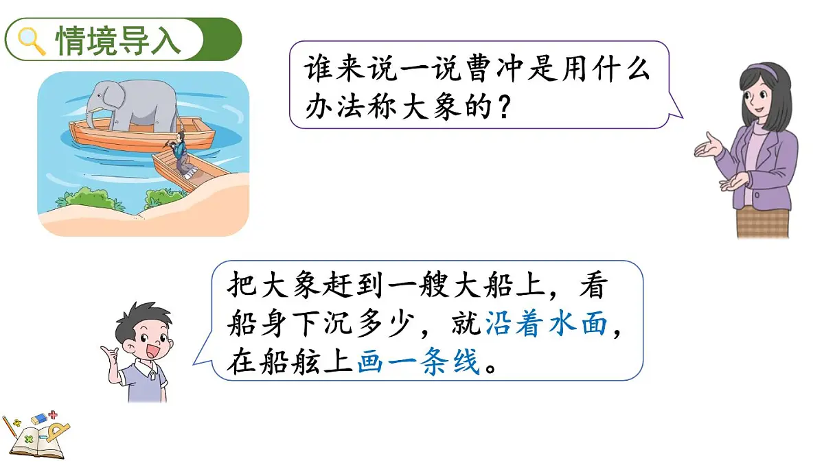 称量物体 4 曹冲称象的奥秘(课件)2025-2026学年冀教版三年级数学上册第2页