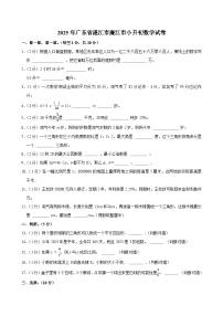 2025年广东省湛江市廉江市小升初数学试卷