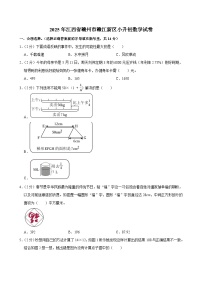 2025年江西省赣州市赣江新区小升初数学试卷