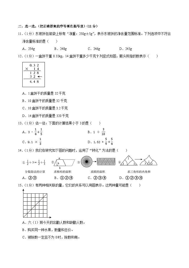 2025年湖北省黄冈市黄州区小升初数学试卷第2页