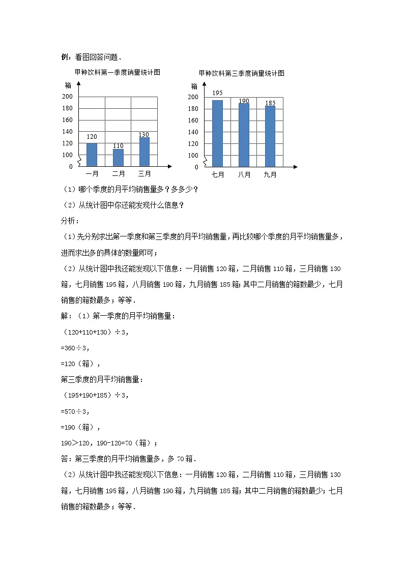 小学六年级小升初数学专题复习(23)统计表与统计图(典例精析+拔高训练)第3页