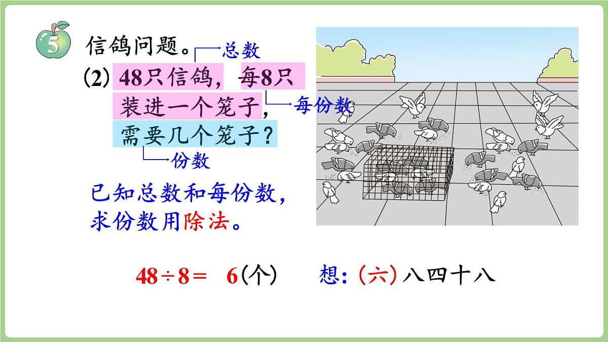 冀教版数学二年级上册5.2.5 乘、除法算式之间的关系 (课件)第6页