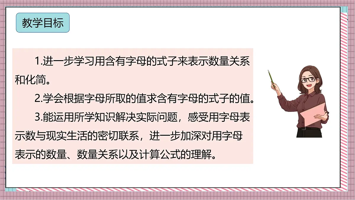 人教版数学五上5.4《用字母表示数(四)》课件第2页