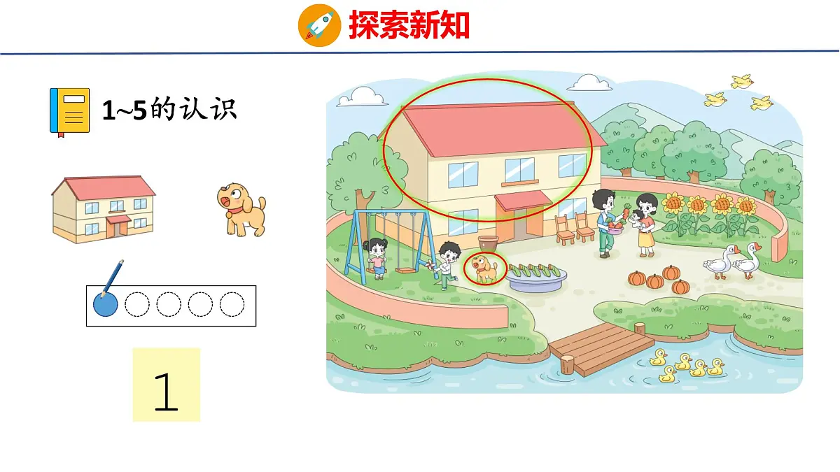 2025年人教一年级数学上册 1.1.1 1~5的认识(课件)第5页