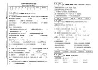 四川省绵阳外国语学校2024-2025学年四年级数学上册期中检测试卷