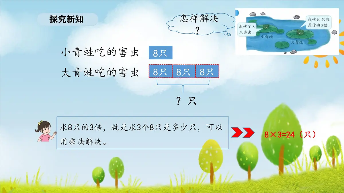 北京版数学二年级上册6.2 解决问题(1)(课件)第6页