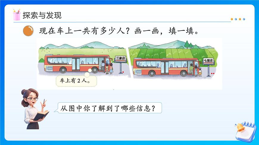 【任務(wù)型備課】北師大版一年級上冊-4.6 乘車（1）（課件）第7頁