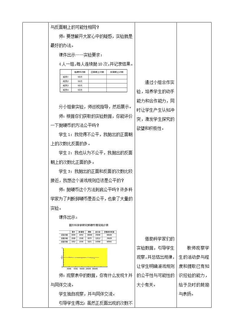 【任务型备课】北师大版五年级上册-7.1 谁先走(教案)第3页