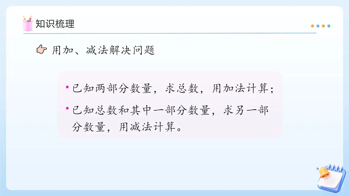 【任务型备课】苏教版数学一年级上册-期末复习3. 数量关系(教学课件)第7页