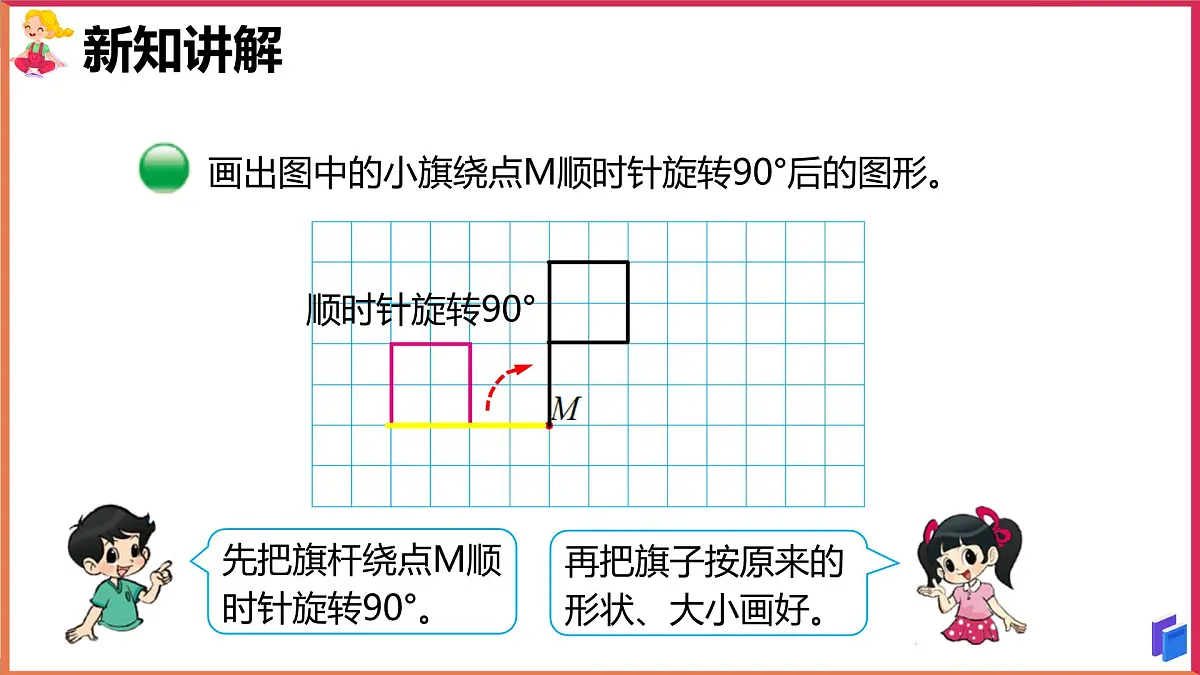2024-2025学年北师大版六年级下学期数学(第三单元第二课图形的旋转(二))教学课件第7页