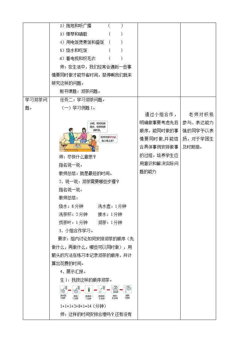 【任务型备课】人教版四年级上册-8.1 数学广角-优化(一)(教案)第2页