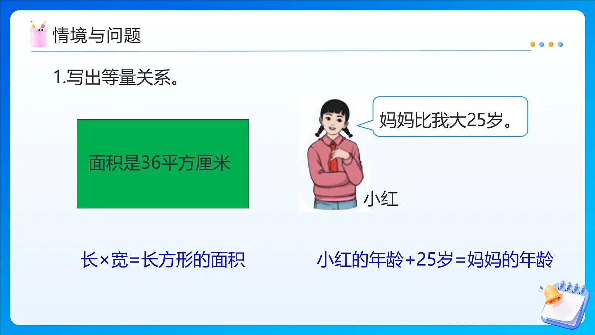 【任务型备课】人教版五年级上册-5.5 方程的意义(课件)第4页