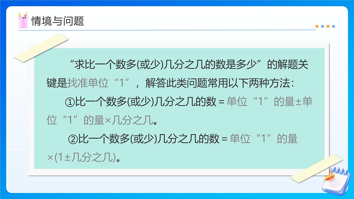 【任务型备课】人教版六年级上册-6.5 求比一个数多(或少)百分之多少的数(课件)第6页