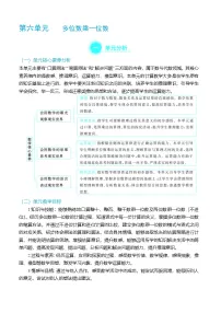 小学人教版(2024)6 多位数乘一位数综合与测试公开课表格教学设计