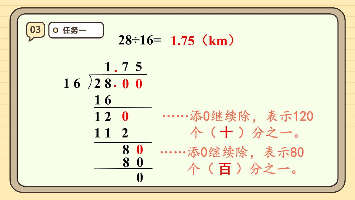 3.2 除数是整数的小数除法(2) 课件 人教版 五年级上册数学第7页