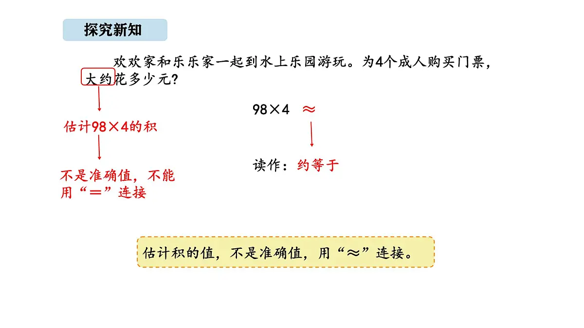 北京版数学三年级上册1.2 估算(课件)第4页