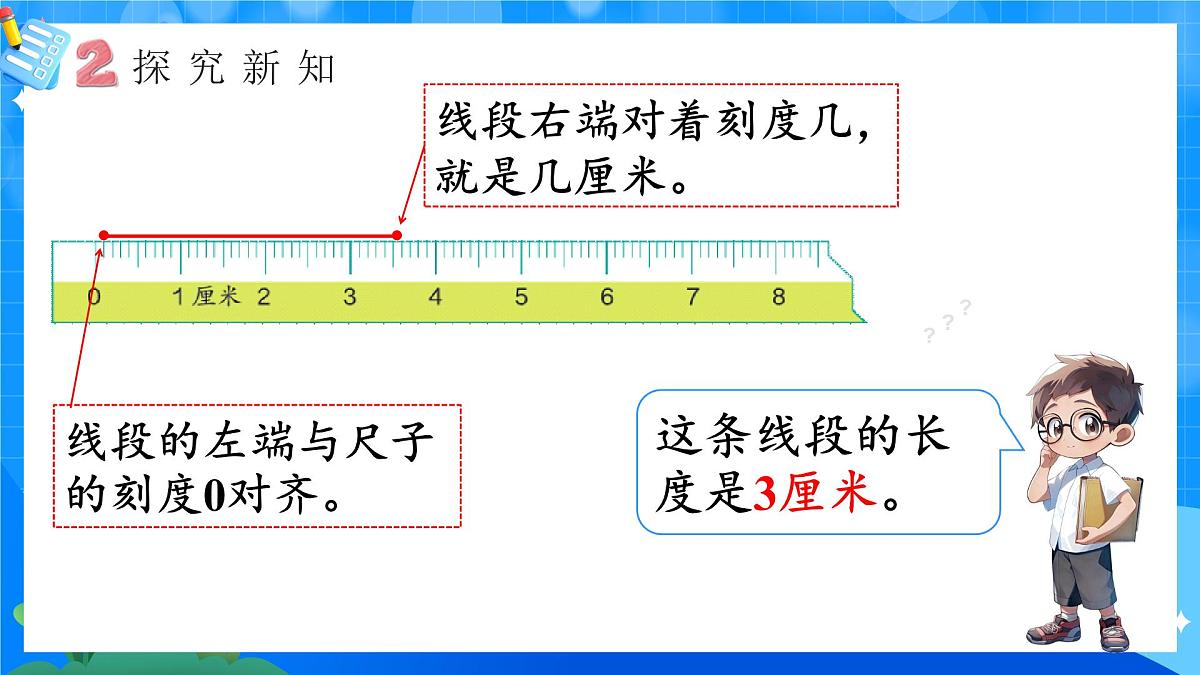 人教版小学数学三年级上册 第2课时《比较线段长短》课件第7页