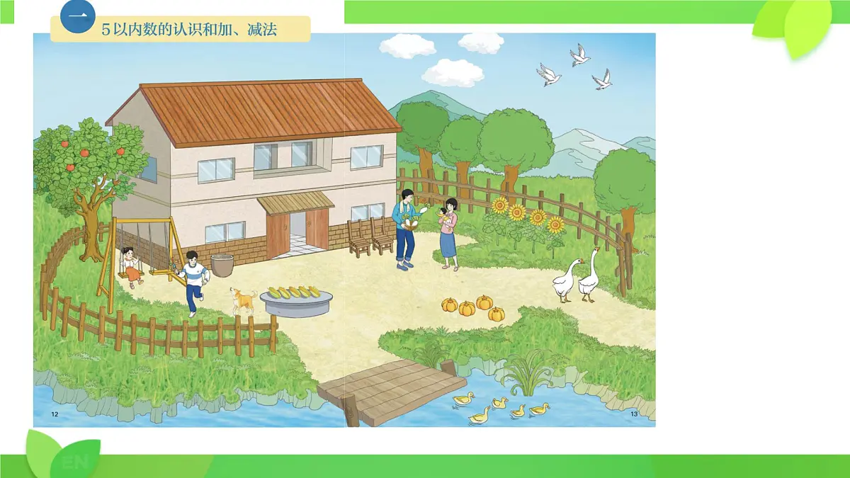 小学 数学 人教版(2024) 一年级上册(2024) 一 5以内数的认识和加、减法 1. 1~5的认识1~5的认识 课件第3页