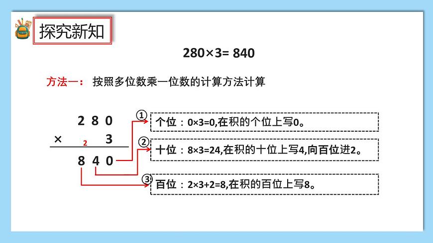 （2025新教材）人教版小學(xué)數(shù)學(xué)三年級上冊4.8《乘數(shù)末尾有0的乘法》PPT課件第4頁