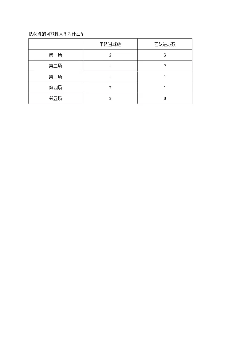 4.1.3事件发生的可能性大小语言描述(进阶)小学数学五年级上册 人教新版同步分层作业(含解析)第2页