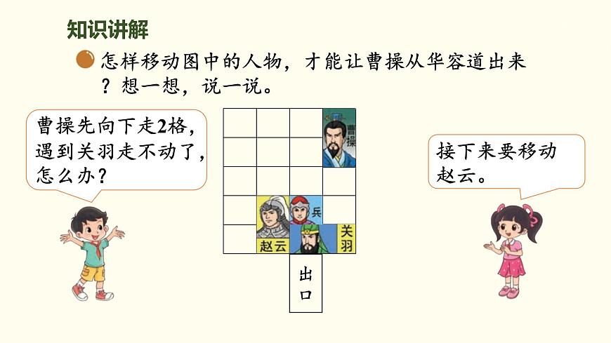 6.2 ?好玩的華容道 課件 北師大版數(shù)學(xué)二年級(jí)上冊第4頁