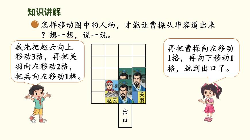 6.2 ?好玩的華容道 課件 北師大版數(shù)學(xué)二年級(jí)上冊第5頁