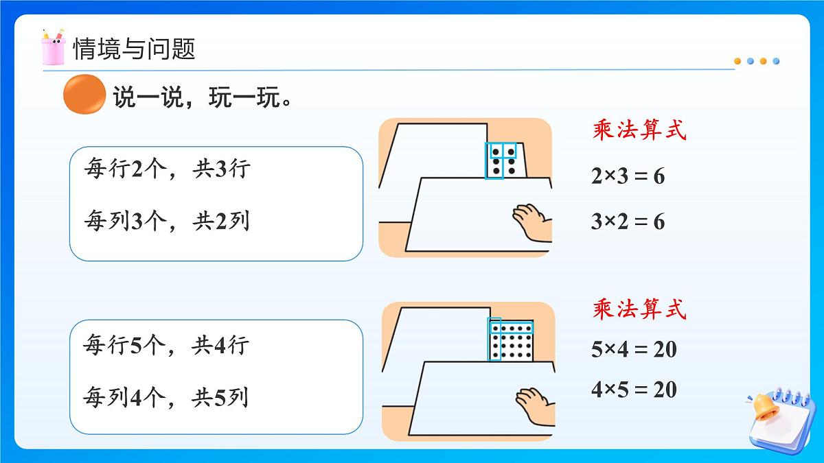 【任务型备课】北师大版二年级上册-3.3 点子图中的乘法(课件)第5页