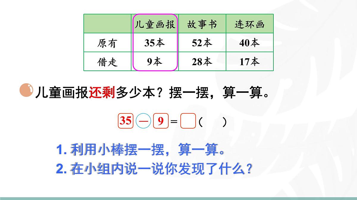 1.3 借阅图书 课件北师大版数学二年级上册第4页