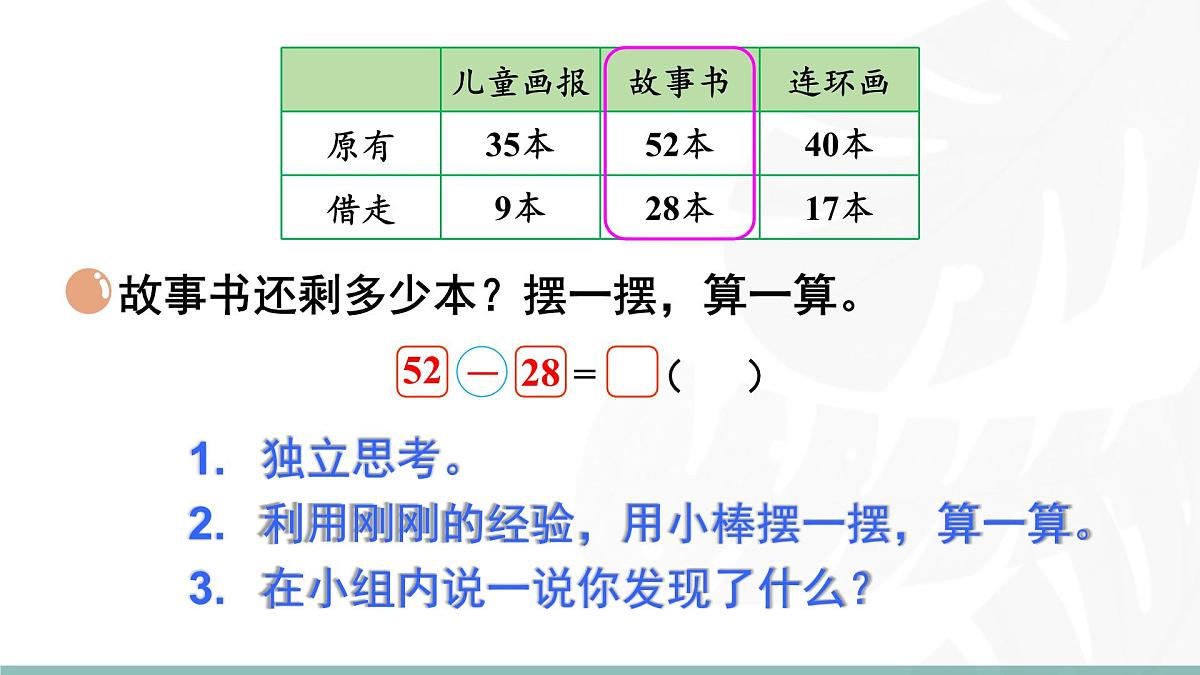 1.3 借阅图书 课件北师大版数学二年级上册第7页