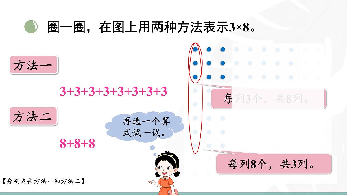 3.3 点子图中的乘法 课件北师大版数学二年级上册第7页